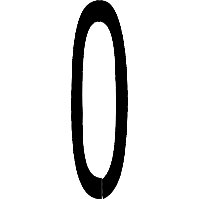 طرح شماره 0 با فرمت hw مناسب برای استفاده در دستگاه های cnc چوب و cnc لیزر - number 0 hw dxf file