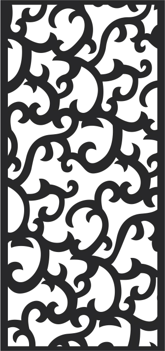 طرح سبک اروپایی ۰۵۲ مناسب برای استفاده در دستگاه های cnc چوب و cnc لیزر - Design and vector for CNC machine