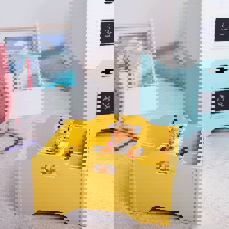 طرح جعبه اسباب بازی مناسب برای استفاده در دستگاه های cnc چوب و cnc لیزر - box for toys cdr file