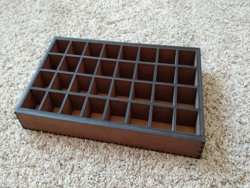 طرح جا ادویه برای کشو مناسب برای استفاده در دستگاه های cnc چوب و cnc لیزر - laser cut spice rack for drawer