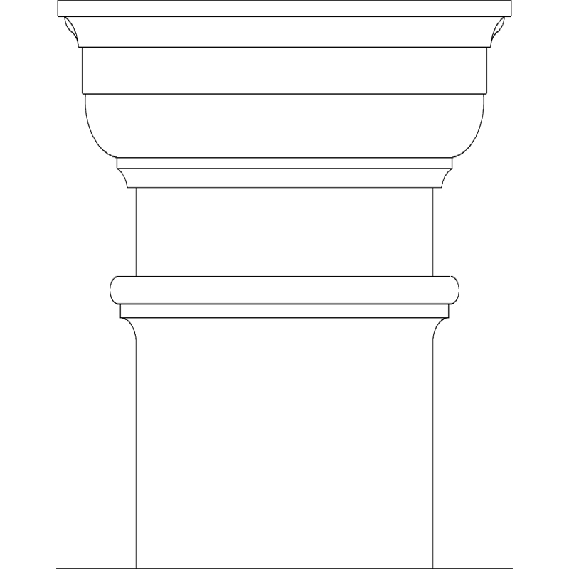 طرح ستون معماری مناسب برای استفاده در دستگاه های cnc چوب و cnc لیزر - architecture pillar dxf file