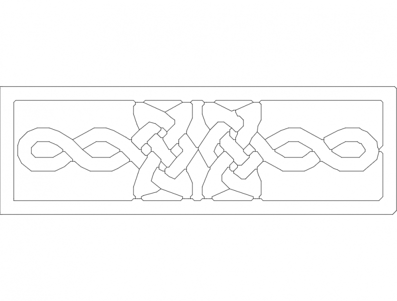 طرح کلیپ ۳ ۱۸aaa مناسب برای استفاده در دستگاه های cnc چوب و cnc لیزر - clip 3 18aaa dxf file