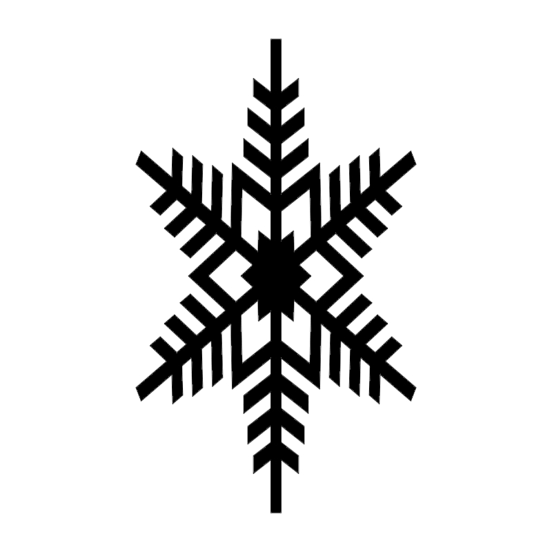 طرح دانه برف مناسب برای استفاده در دستگاه های cnc چوب و cnc لیزر - snowflake design dxf file