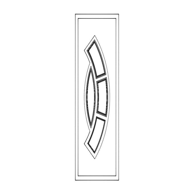 طرح درب مناسب برای استفاده در دستگاه های cnc چوب و cnc لیزر - door dxf file