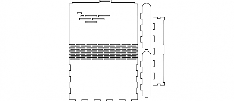 طرح دفرت قاب مناسب برای استفاده در دستگاه های cnc چوب و cnc لیزر - Design and vector for CNC machine