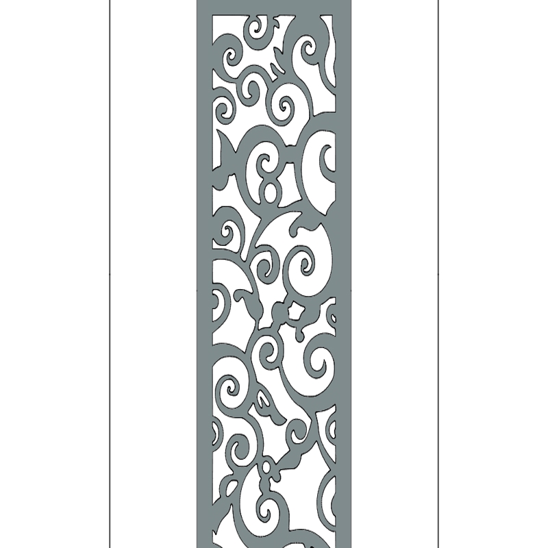 طرح الگوی جلوپنجره s42 مناسب برای استفاده در دستگاه های cnc چوب و cnc لیزر - s42 grille pattern dxf file