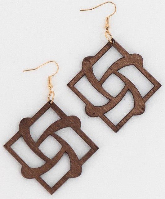 طرح گوشواره‌های چوبی فانتزی مناسب برای استفاده در دستگاه های cnc چوب و cnc لیزر - laser cut fancy wooden earrings