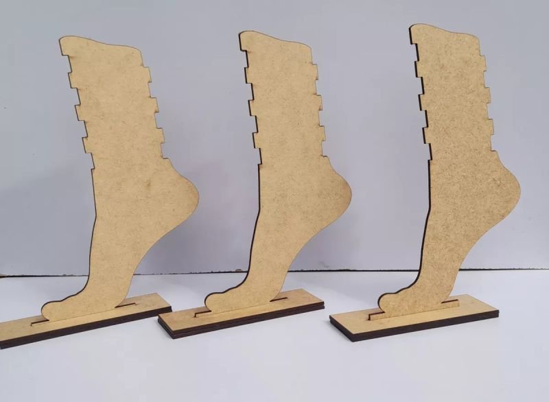 طرح پایه نمایش خلخال مناسب برای استفاده در دستگاه های cnc چوب و cnc لیزر - laser cut anklet display stand