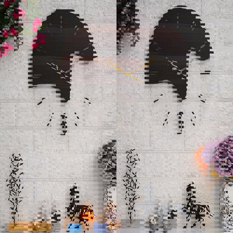 طرح ساعت دیواری منحصر به فرد مناسب برای استفاده در دستگاه های cnc چوب و cnc لیزر - laser cut unique wall clock