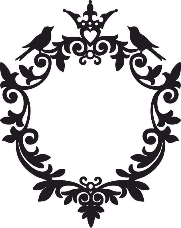 طرح پترن برگ مونوگرام گرد مناسب برای استفاده در دستگاه های cnc چوب و cnc لیزر - round monogram leaf patterns cdr file