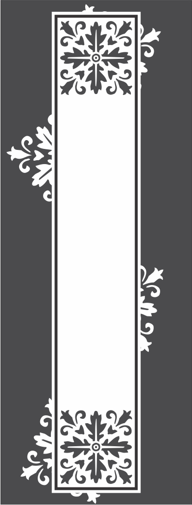 طرح درب شیشه ای مناسب برای استفاده در دستگاه های cnc چوب و cnc لیزر - glass doors pattern cdr file