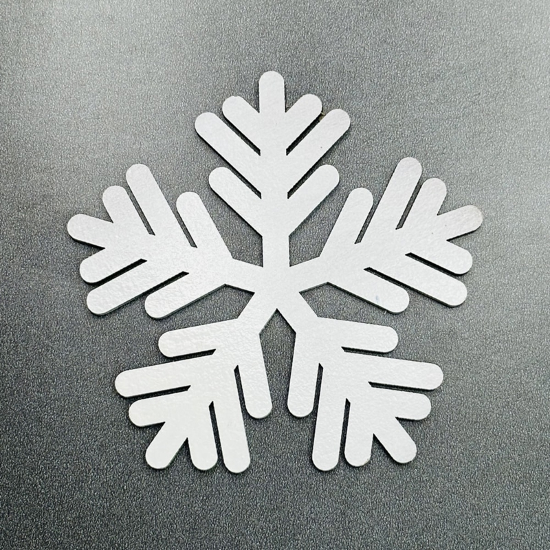 طرح دانه برف مناسب برای استفاده در دستگاه های cnc چوب و cnc لیزر - laser cut snowflake template svg file