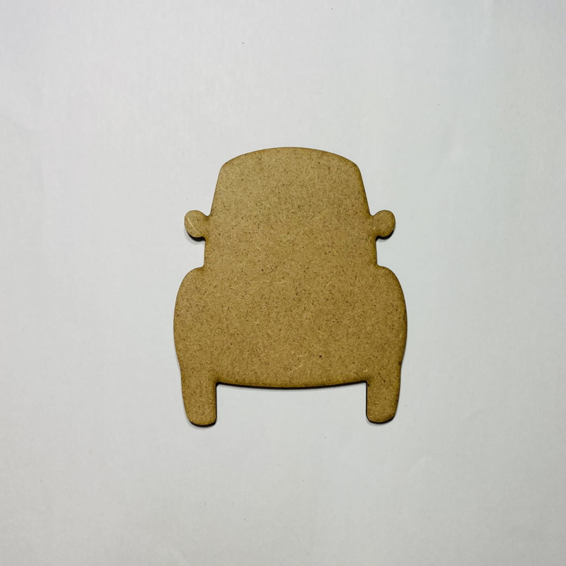 طرح ماشین سوسک طرح چوب ناتمام مناسب برای استفاده در دستگاه های cnc چوب و cnc لیزر - laser cut beetle car unfinished wood cutout shape cdr file