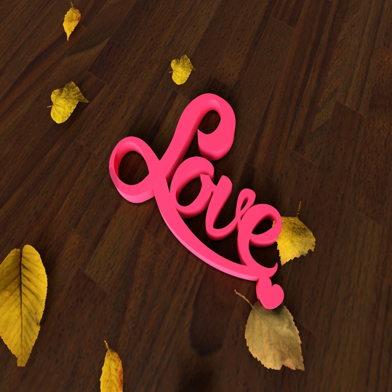 طرح قلب عاشقانه مناسب برای استفاده در دستگاه های cnc چوب و cnc لیزر - laser cut love heart decor cdr file
