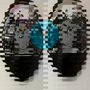 طرح ساعت دیواری مدل کمپر ون مناسب برای استفاده در دستگاه های cnc چوب و cnc لیزر - laser cut camper van wall clock dxf file