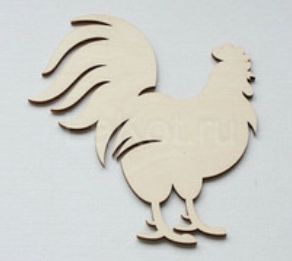 طرح خروس چوبی روی پایه مناسب برای استفاده در دستگاه های cnc چوب و cnc لیزر - laser cut wooden rooster on stand cdr file