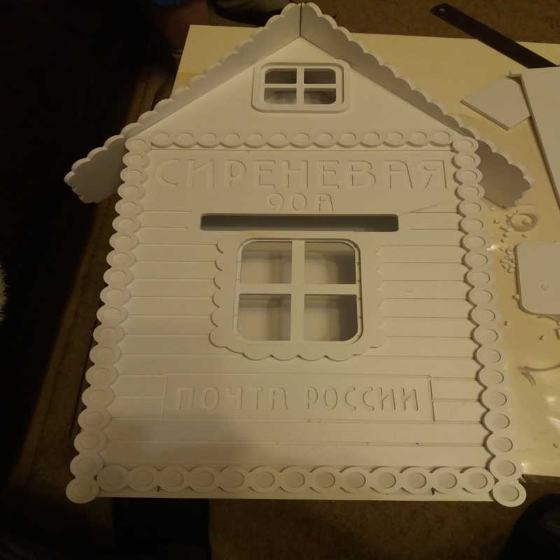 طرح صندوق پستی مناسب برای استفاده در دستگاه های cnc چوب و cnc لیزر - laser cut mailbox cdr file