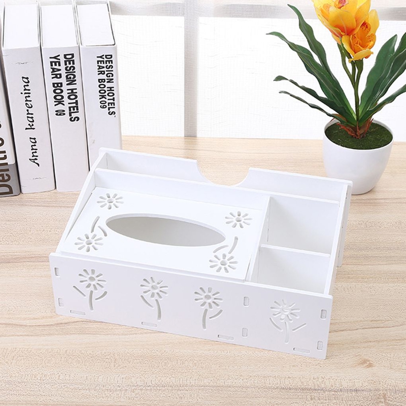 طرح جعبه دستمال کاغذی طرح سازمان دهنده میز به همراه جای دستمال سفره مناسب برای استفاده در دستگاه های cnc چوب و cnc لیزر - laser cut desk organizer with napkin holder storage organizer tissue box pen holder cdr file
