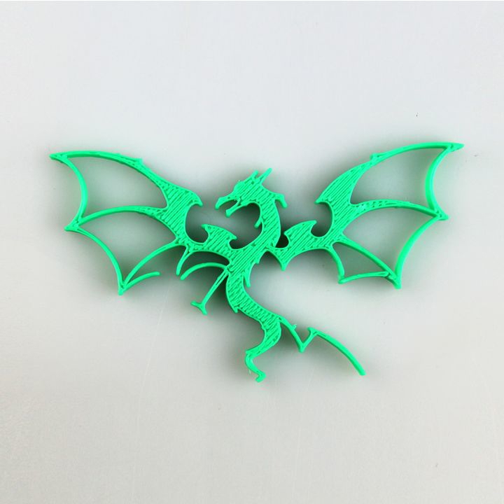 طرح اژدها مناسب برای استفاده در دستگاه های cnc چوب و cnc لیزر - dragon stl file