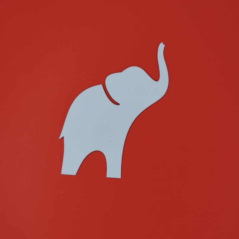 طرح حیوانات چوبی به شکل فیل - مناسب برای استفاده در دستگاه های cnc چوب و cnc لیزر - laser cut elephant shape unfinished wood animal cutout cdr file