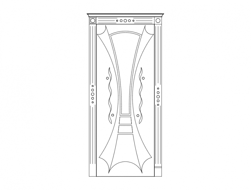 طرح درب لیک نخبه مبلمان سی ان سی مناسب برای استفاده در دستگاه های cnc چوب و cnc لیزر - Design and vector for CNC machine