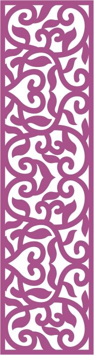 طرح پنل بدون درز شماره ۱۷۷ مناسب برای استفاده در دستگاه های cnc چوب و cnc لیزر - laser cut vector panel seamless 177 cdr file