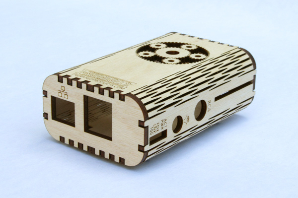 طرح قاب منعطف رزبری پای فلکس پی مناسب برای استفاده در دستگاه های cnc چوب و cnc لیزر - laser cut flexpi flexible raspberry pi case cdr file