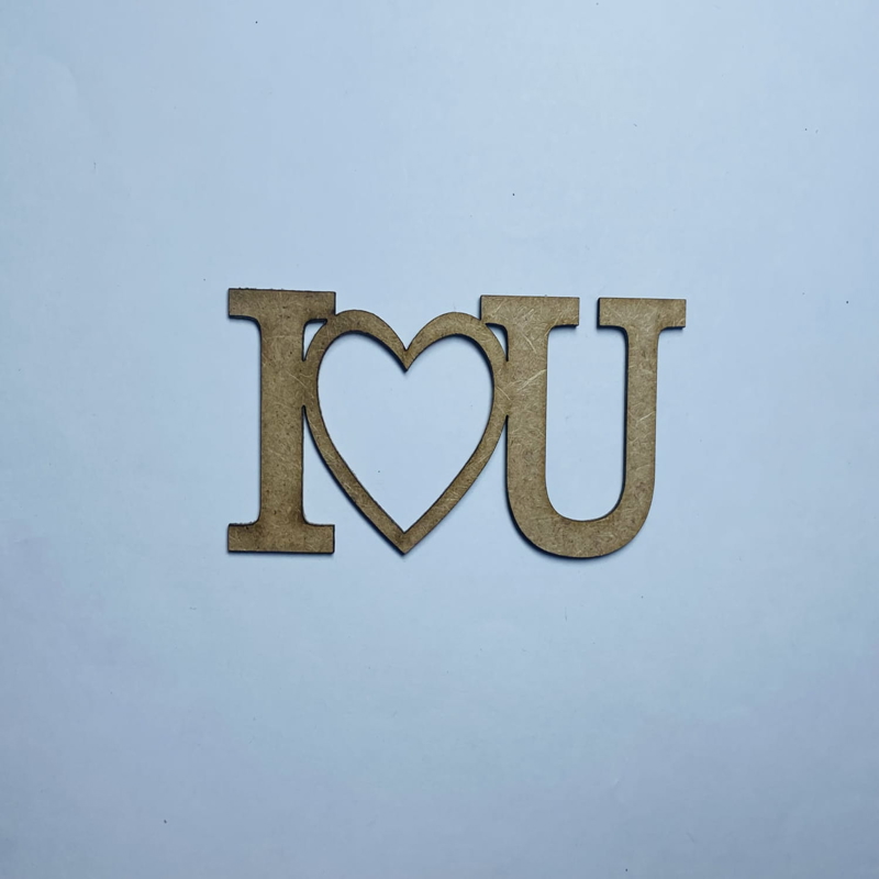 طرح چوب «دوستت دارم» و برش ناتمام مناسب برای استفاده در دستگاه های cnc چوب و cnc لیزر - laser cut wood i love you unfinished cutout shape cdr file