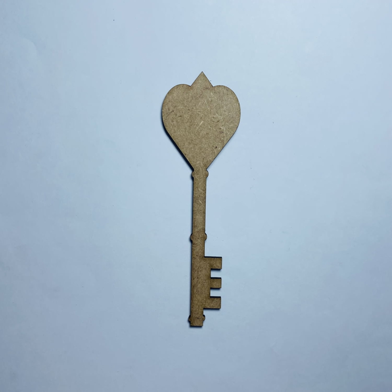 طرح برش چوب طرح کلید قلبی شکل ناتمام برای لیزر برش مناسب برای استفاده در دستگاه های cnc چوب و cnc لیزر - laser cut heart key shape unfinished wood cutout cdr file