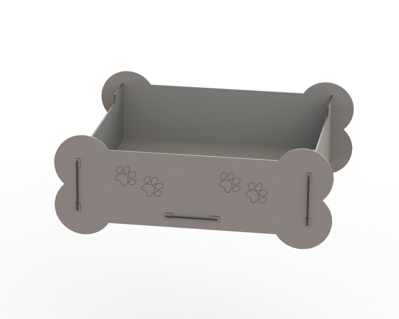 طرح برش تخت خواب گربه برای لیزر برش مناسب برای استفاده در دستگاه های cnc چوب و cnc لیزر - laser cut cat bed template cdr file