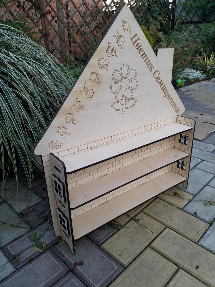 طرح قفسه مناسب برای استفاده در دستگاه های cnc چوب و cnc لیزر - laser cut shelf dxf file