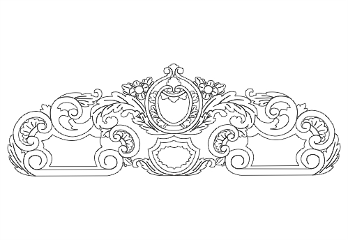 طرح تاج تخت cnc روتر cnc مناسب برای استفاده در دستگاه های cnc چوب و cnc لیزر - cnc headboard design cnc router cdr file