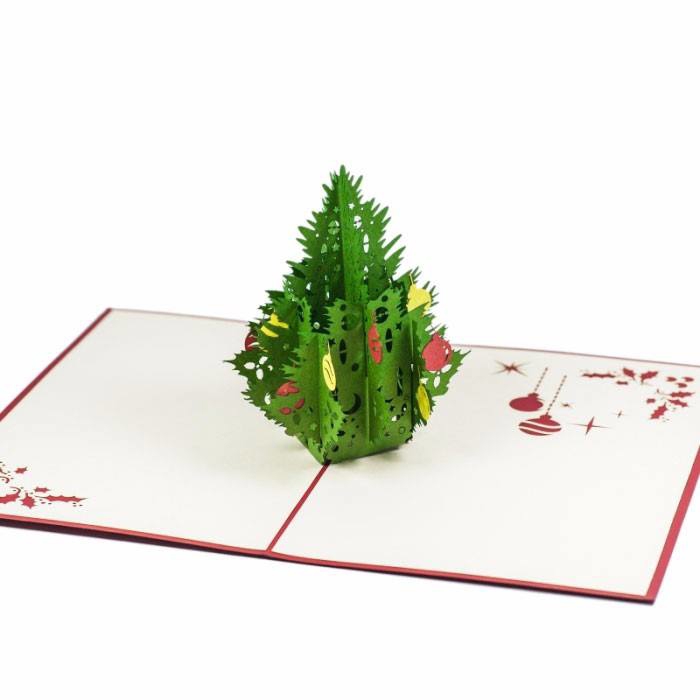 طرح درخت کریسمس تزئینی مناسب برای استفاده در دستگاه های cnc چوب و cnc لیزر - laser cut decorative christmas tree cdr file
