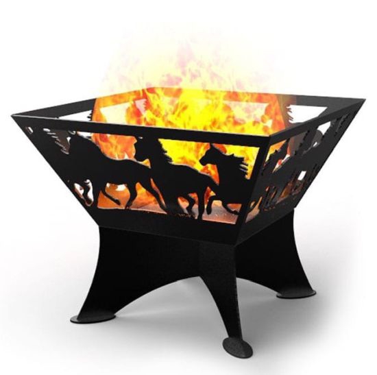 طرح آتشدان قابل حمل برای پلاسما و cnc مناسب برای استفاده در دستگاه های cnc چوب و cnc لیزر - portable fire pit laser cut cnc plasma template dxf file