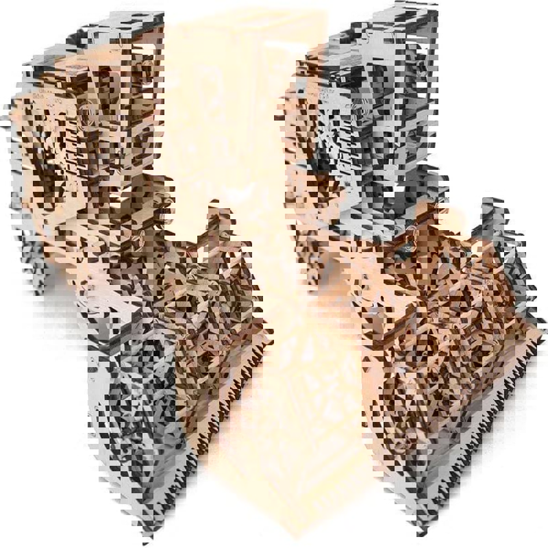 طرح کمباین چوبی اسباب بازی مناسب برای استفاده در دستگاه های cnc چوب و cnc لیزر - laser cut wooden combine harvester toy cdr file