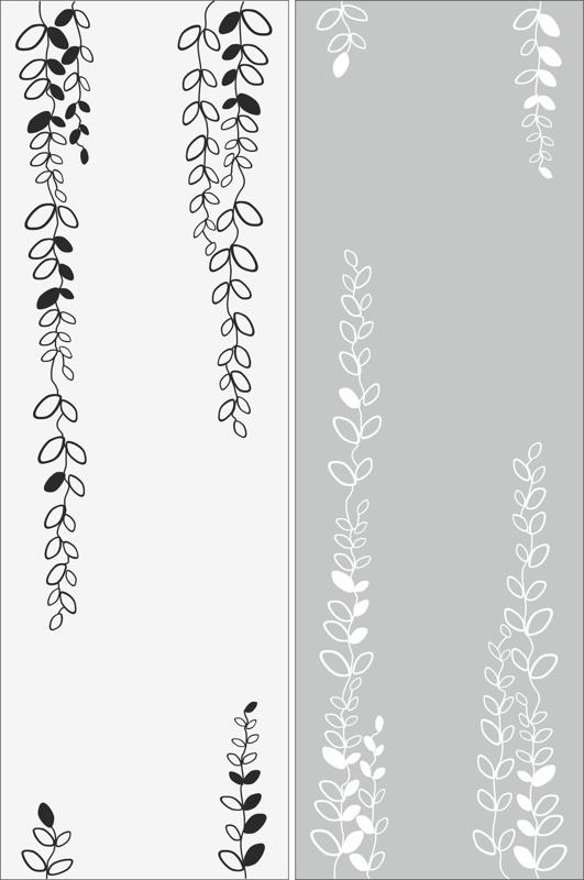 طرح گلدار مینیمال مناسب برای استفاده در دستگاه های cnc چوب و cnc لیزر - minimal floral pattern cdr file