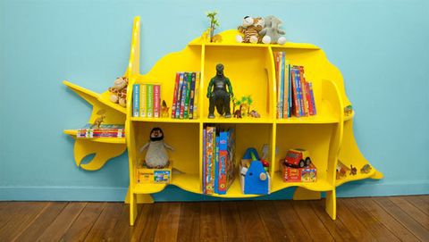 طرح کتابخانه دایناسور مناسب برای استفاده در دستگاه های cnc چوب و cnc لیزر - dinosaur bookcase dxf file