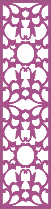 طرح پنل وکتور بدون درز شماره ۲۴۱ مناسب برای استفاده در دستگاه های cnc چوب و cnc لیزر - laser cut vector panel seamless 241 cdr file