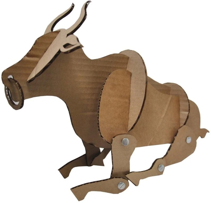 طرح فردیناند گاو نر مناسب برای استفاده در دستگاه های cnc چوب و cnc لیزر - laser cut ferdinand the bull svg file