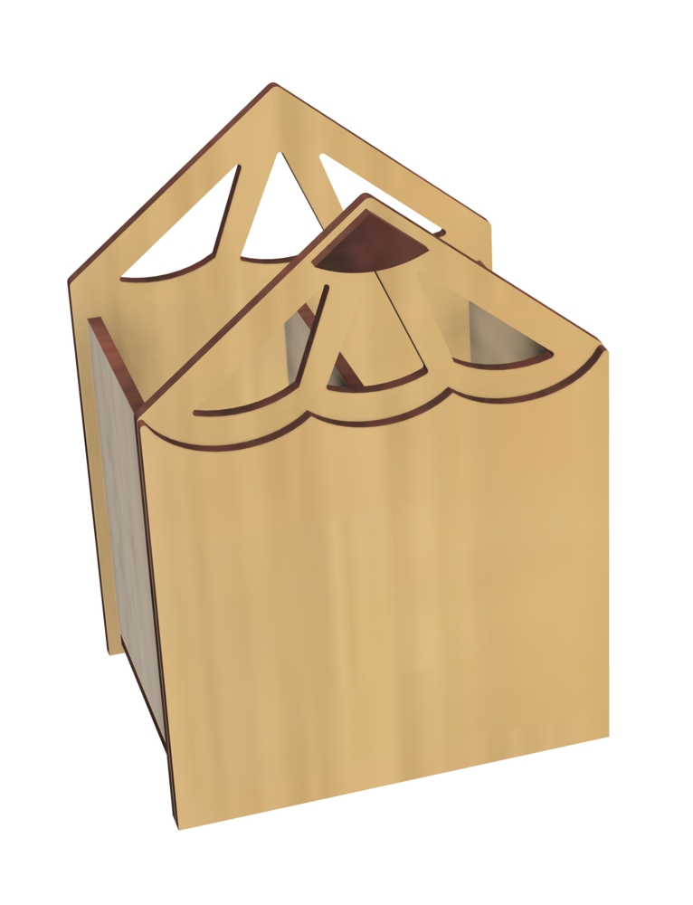 طرح جا مدادی به شکل مداد مناسب برای استفاده در دستگاه های cnc چوب و cnc لیزر - laser cut pencil shaped pencil holder cdr file