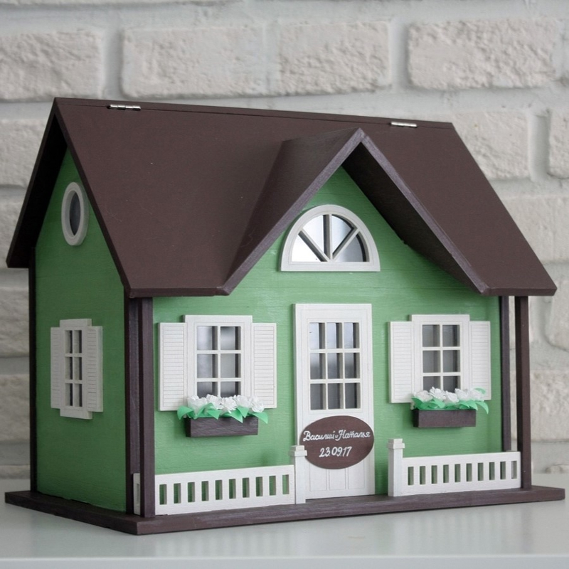 طرح چراغ خواب به شکل خانه مناسب برای استفاده در دستگاه های cnc چوب و cnc لیزر - laser cut house shaped lamp night light cdr file