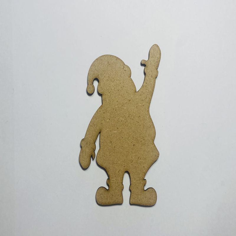 طرح برش چوب بابانوئل برای لیزر مناسب برای استفاده در دستگاه های cnc چوب و cnc لیزر - laser cut santa claus shape wood cutout cdr file