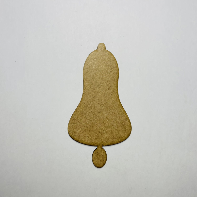 طرح برش چوب به شکل ناقوس برای لیزر مناسب برای استفاده در دستگاه های cnc چوب و cnc لیزر - laser cut unfinished bell shape wood cutout cdr file