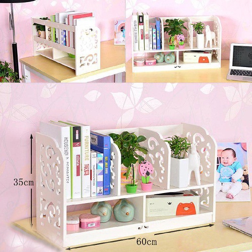 طرح قفسه کتاب و قفسه انبار مناسب برای استفاده در دستگاه های cnc چوب و cnc لیزر - laser cut bookshelf storage rack cdr file