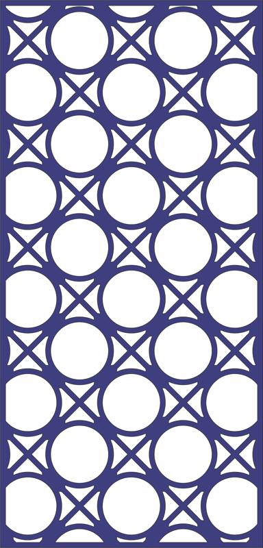 طرح پنل دایره تزئینی مناسب برای استفاده در دستگاه های cnc چوب و cnc لیزر - design of decorative circle pattern panel dxf file