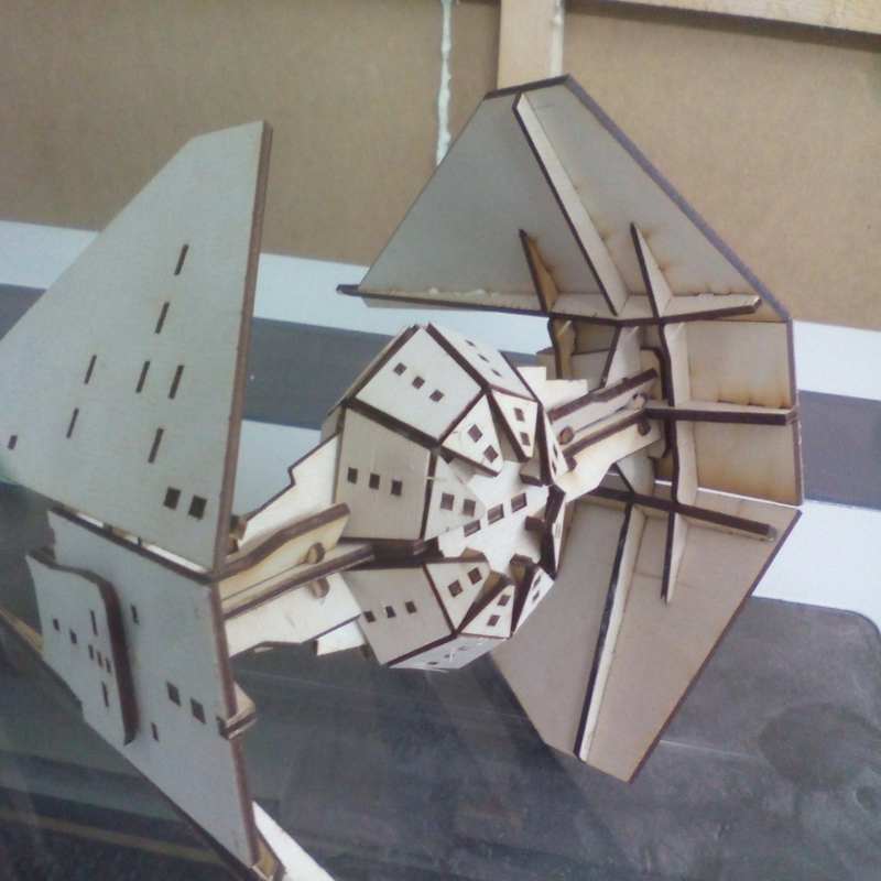 طرح رهگیر کراوات مناسب برای استفاده در دستگاه های cnc چوب و cnc لیزر - tie interceptor dxf file