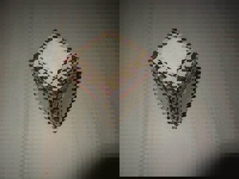 طرح جعبه پازل cubey 2 مناسب برای استفاده در دستگاه های cnc چوب و cnc لیزر - laser cut cubey 2 puzzle box svg file