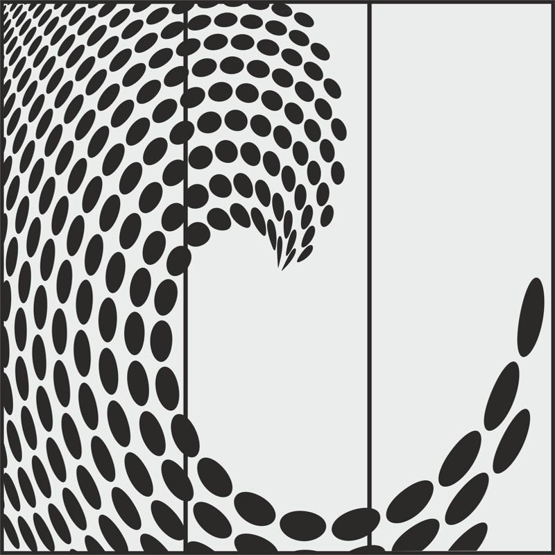 طرح پارتیشن شیشه ای با طرح هندسی مناسب برای استفاده در دستگاه های cnc چوب و cnc لیزر - glass partition with geometric pattern cdr file