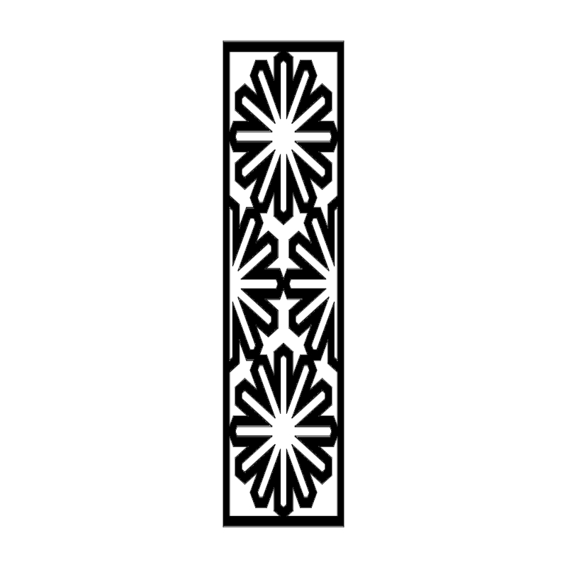 طرح اسلامی شماره 9 مناسب برای استفاده در دستگاه های cnc چوب و cnc لیزر - islamic pattern 9 dxf file