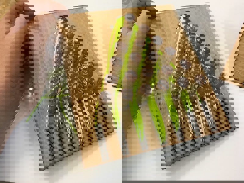 طرح احتمالات تخته گالتون بافته شده با نخ مناسب برای استفاده در دستگاه های cnc چوب و cnc لیزر - laser cut braided galton board probabilities with string